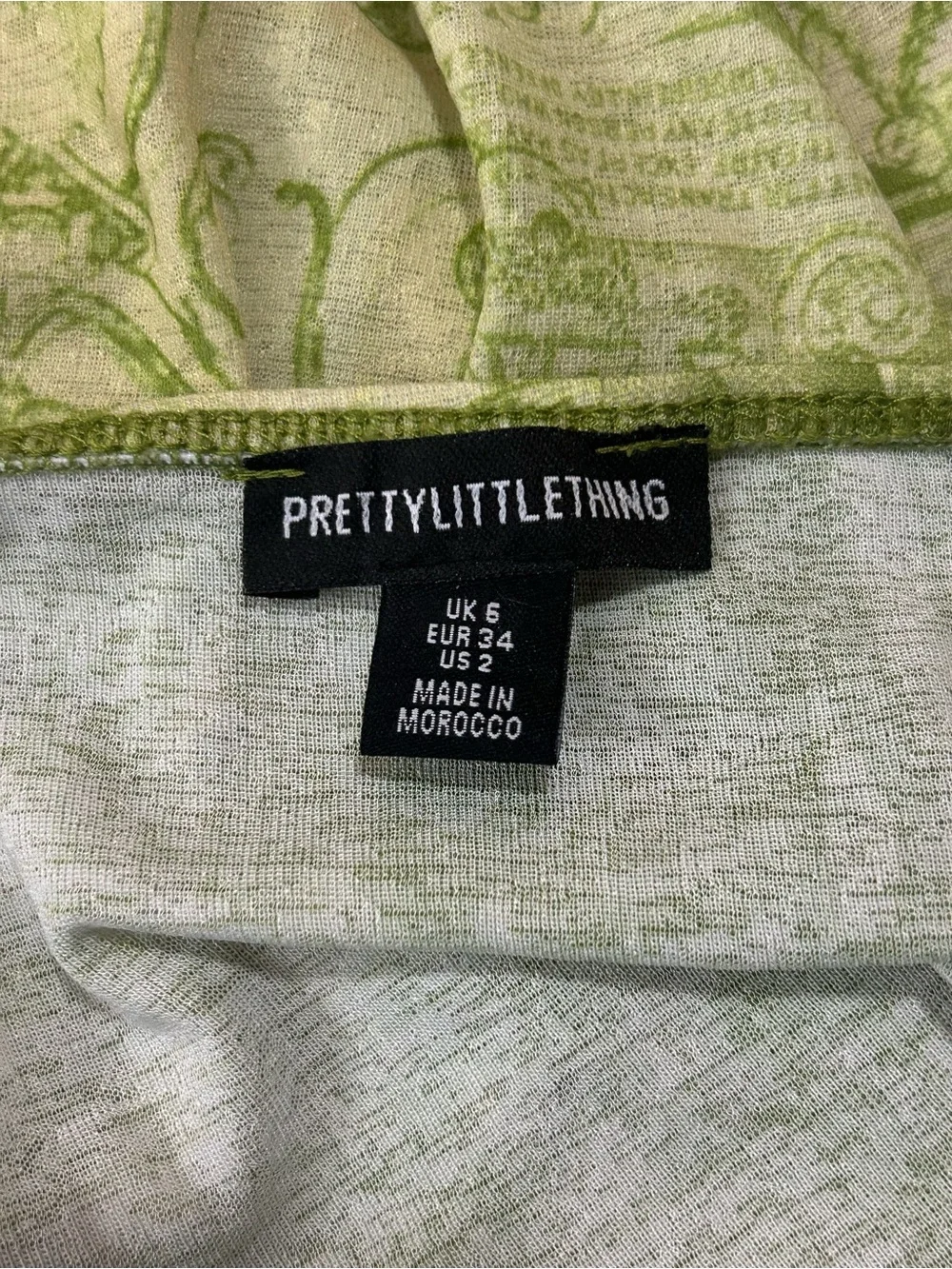 Lime Green PrettyLittleThing Maxi Dress - Picture 3 of 3